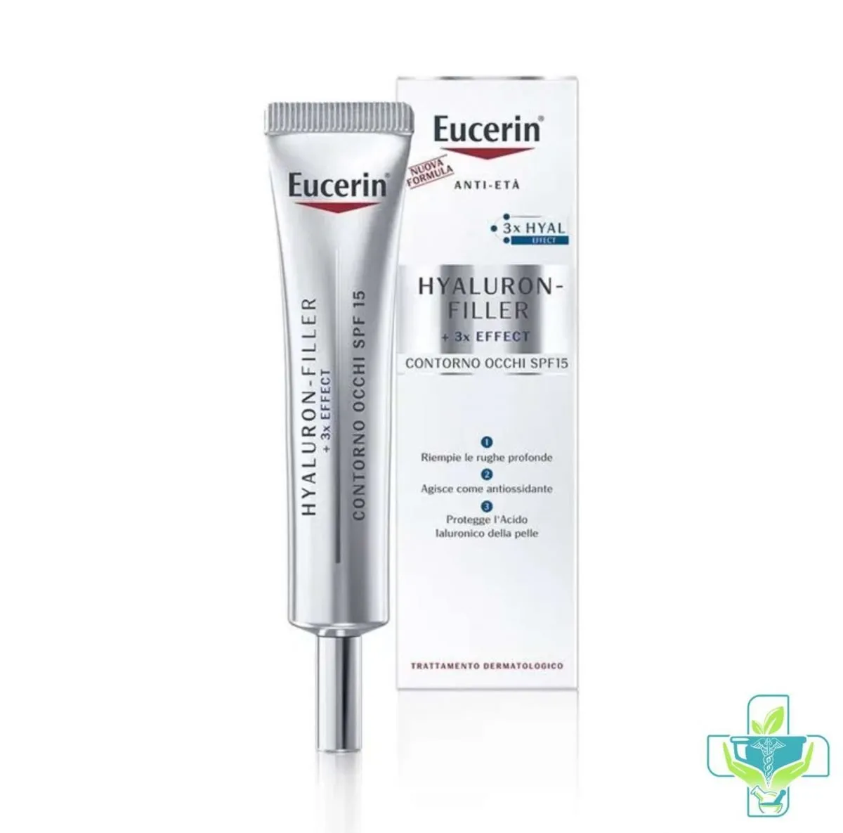 Beiersdorf Eucerin Hyaluron-Filler + 3x Effect Contorno Occhi SPF15 15 ml