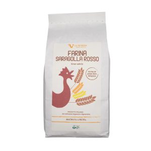 Farina di Saragolla rosso integrale