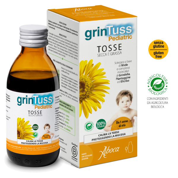 Grintuss pediatrico sciroppo 180g Aboca - immagine 2