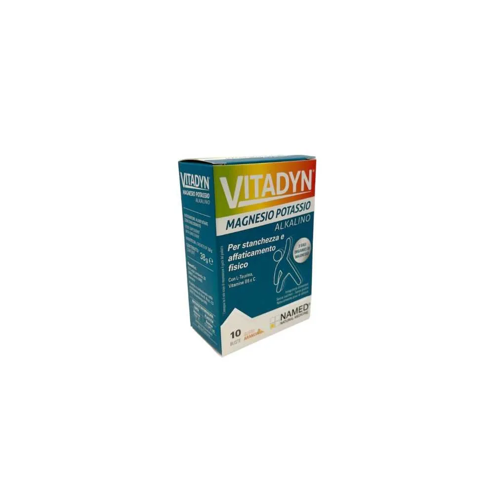 Named Vitadyn Magnesio e Potassio Alkalino 10 buste gusto arancia